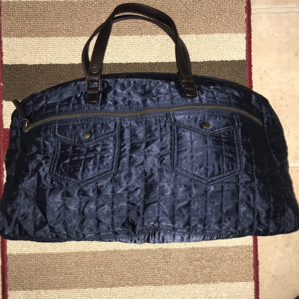 Large MIU MIU Royal Blue Quilted Nylon Tote Bag😘 - Picture 1 of 8